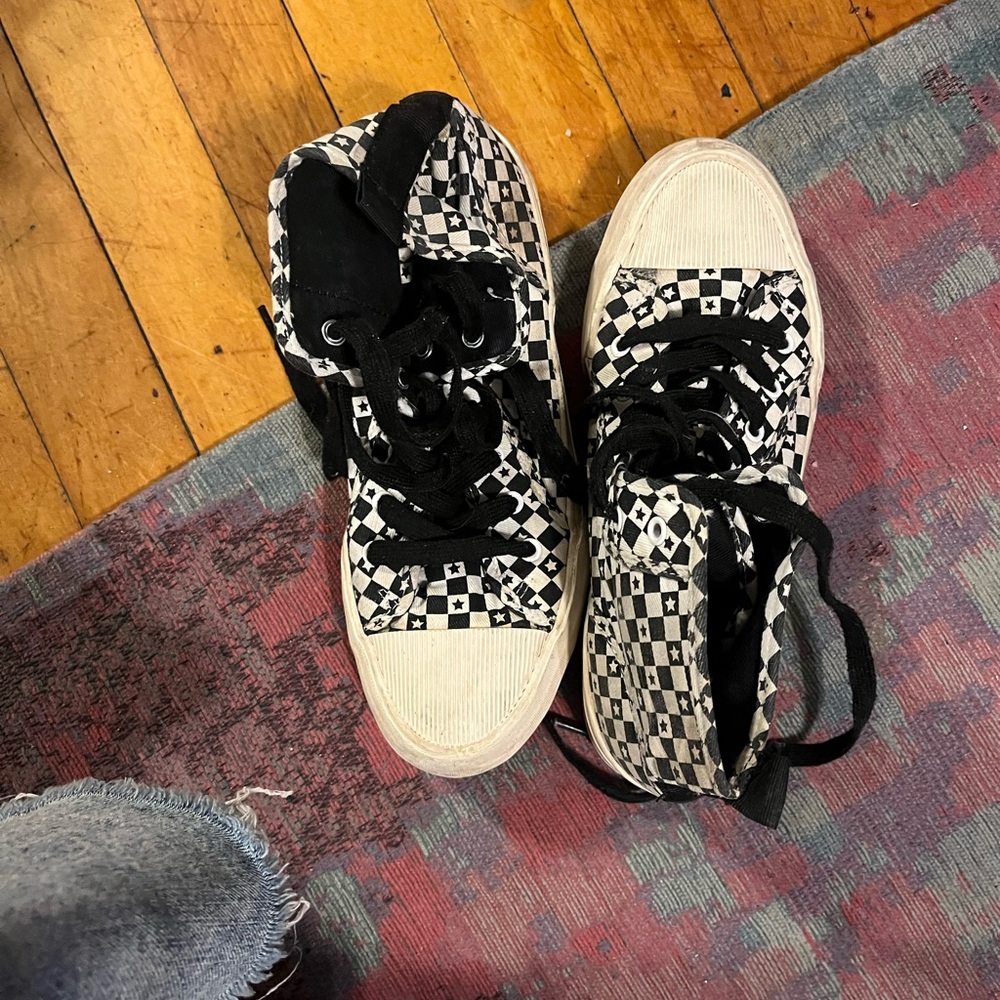 Plaid Zara shoes